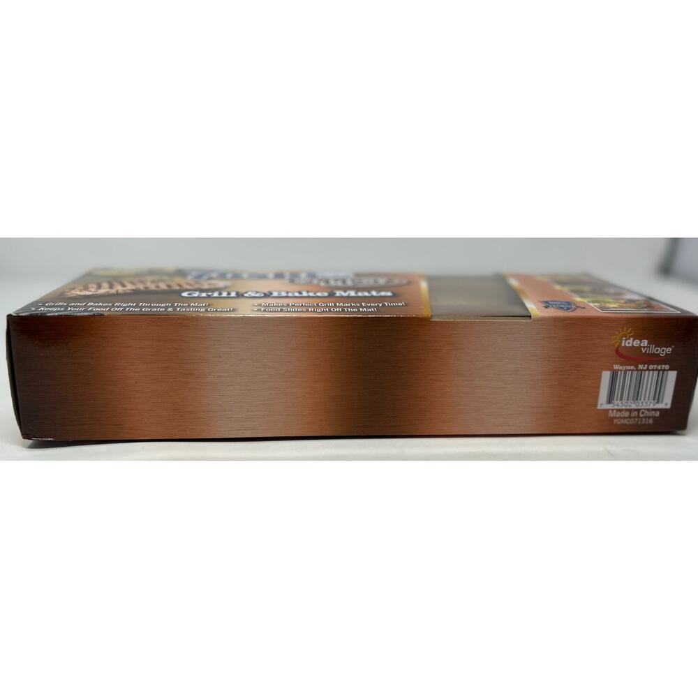 Yoshi Copper Grill & Bake‎ Mats Copper Infused As Seen On TV 2 Heat Conductive - Picture 4 of 7